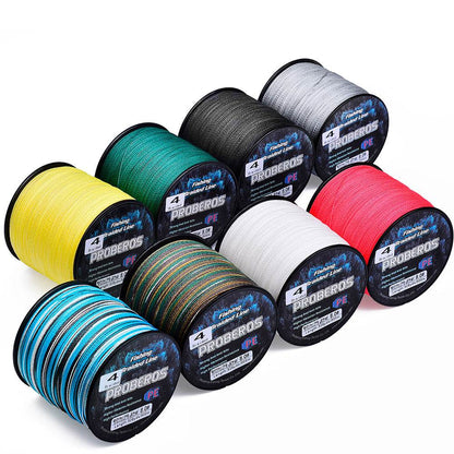 PROBEROS 300m Braided Fishing Line 4 Strand Fluorocarbon Coated｜UV Shielded｜Fresh & Saltwater Dominator - Proberos