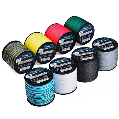 PROBEROS 500m Braided Fishing Line 4 Strand Cryo-to-Inferno Proof｜Ice Fishing to Tropical Battles - Proberos