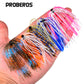 Proberos 10PC Vibrant Skirted Jig Heads – Top - Selling Fishing Baits for Anglers