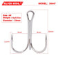 PROBEROS Fish Hook 2/4/6/8/10# Sanben Hook Lure Hook Tied Hair Hook Tackle 100pcs - Proberos