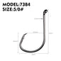 PROBEROS 100pcs High Carbon Steel Octopus Hooks Strong Pulling Force Sharp fishing Hooks