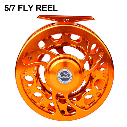 PROBEROS FR08 CNC Aluminum Fly Reel, 5/7, 7/9, 9/10 Sizes, 3 Colors Fly Reel with Zero Deviation Spool