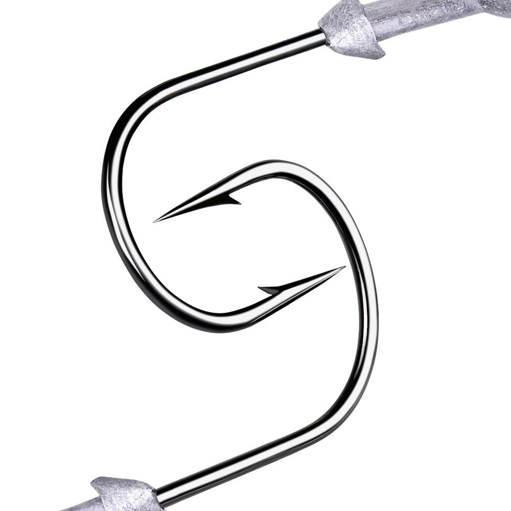 PROBEROS JIG055 Oval Ball Lead Jig Head Hooks
