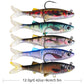 PROBEROS Soft Lure Shad Tail With Hook Fish Artificial Silicone Soft Fish Fork Tail Catfish Bait for Fishing Tackle