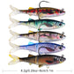 PROBEROS Soft Lure Shad Tail With Hook Fish Artificial Silicone Soft Fish Fork Tail Catfish Bait for Fishing Tackle