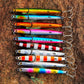 PROBEROS 5pcs Cranky Slow Pitch Jigs, 10g/20g/30g/40g/60g/80g, Luminous Metal Casting Lure, Saltwater Fishing Tackle for Amberjack, Lead, Easter/Independence Day/Thanksgiving/Christmas Festive Fishing Gear - Proberos