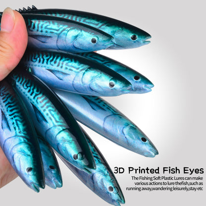 SUNLURE RL5610 Mackerel Soft Plastic Swimbait Fishing Lures
