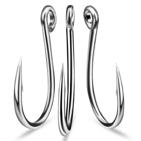 PROBEROS 5PACKAGE 20Pcs/package Crank Jig Head Fishing Hooks 1/0-5/0# Barbed Single Circle Carp Hooks High Carbon Steel Fishhooks Fishing Tackle