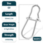 PROBEROS Stainless Steel Reinforced Pins Lure Power Connectors Lure Quick Hook Attachment Ring Fishing Accessories 200pcs