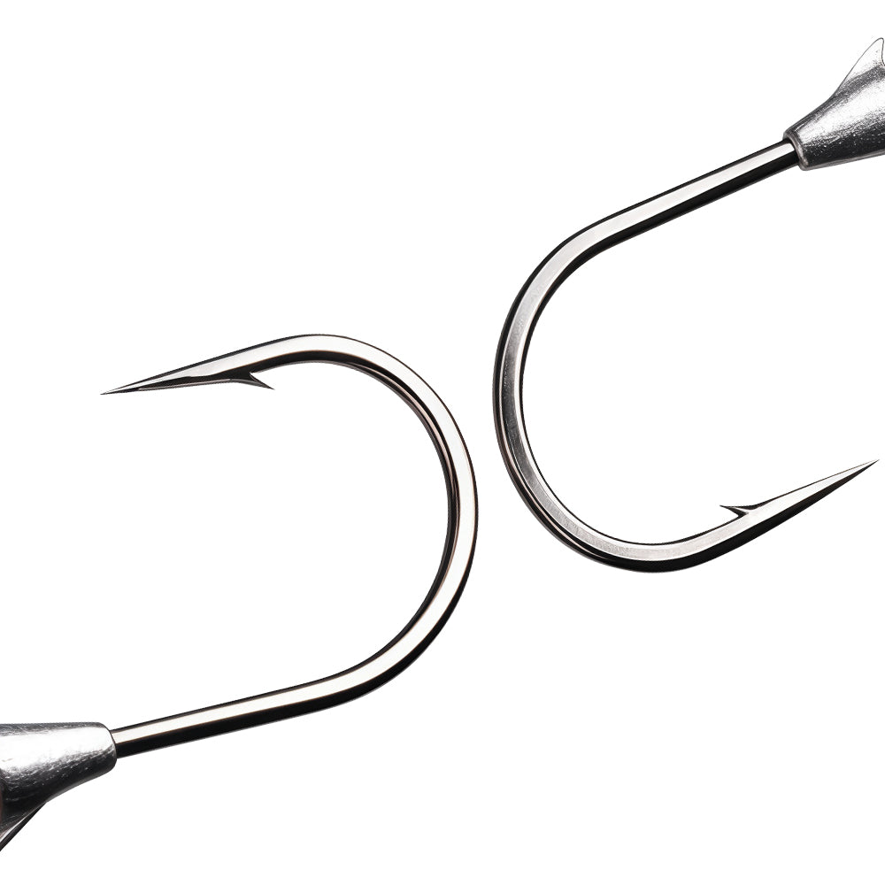 PROBEROS JIG053 Luminous 3D Eye Jig Head Hooks 3.5g-10g (10-Pack)