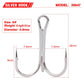 PROBEROS Fish Hook 2/4/6/8/10# Sanben Hook Lure Hook Tied Hair Hook Tackle 100pcs - Proberos