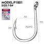 PROBEROS 50PCS  Saltwater Jigging Hooks, Stainless Steel Heavy Duty Super Strong For Vertical Metal Jig