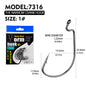 PROBEROS 10 pieces per pack. 10 packs for 100 pieces. High Carbon Steel Saltwater Jig Fishing Hook - Corrosion-Proof for Offshore Trollin