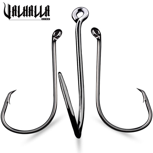 PROBEROS 100pcs High Carbon Steel Octopus Hooks Strong Pulling Force Sharp fishing Hooks