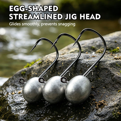 PROBEROS JIG054 Jig Head Hooks 1.5g-7g Freshwater for Trout Perch Crappie