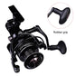 PROBEROS® High Quality Metal Fishing Wheel Spinning Wheel All Purpose Fishing Spinning Reel for Sea Fishing Carp Fishing - Proberos