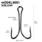 PROBEROS 100pcs Luya Fishing Hook Carbon Steel Barbed Double Hook Fishing Hook Chicken Claw Hook Tied Soft Bait Fish Accessories - Proberos