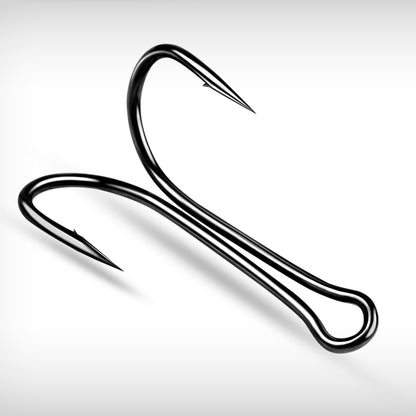 PROBEROS 100pcs Luya Fishing Hook Carbon Steel Barbed Double Hook Fishing Hook Chicken Claw Hook Tied Soft Bait Fish Accessories