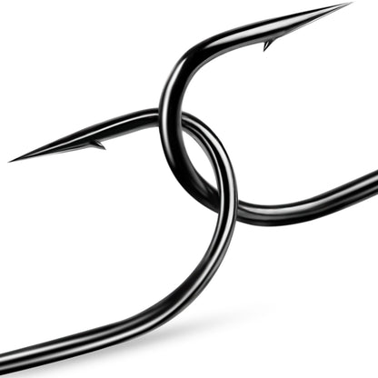 PROBEROS 100pcs Luya Fishing Hook Carbon Steel Barbed Double Hook Fishing Hook Chicken Claw Hook Tied Soft Bait Fish Accessories