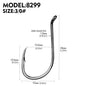 PROBEROS 100pcs barbed fishing hook for salt water with high carbon steel suitable for fishing dayu11 freshwater fish hook