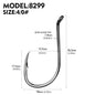 PROBEROS 100pcs barbed fishing hook for salt water with high carbon steel suitable for fishing dayu11 freshwater fish hook