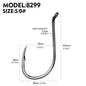 PROBEROS 100pcs barbed fishing hook for salt water with high carbon steel suitable for fishing dayu11 freshwater fish hook