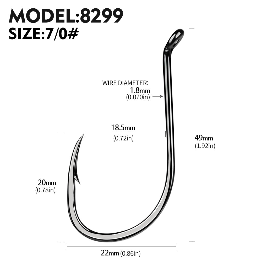 PROBEROS 100pcs barbed fishing hook for salt water with high carbon steel suitable for fishing dayu11 freshwater fish hook