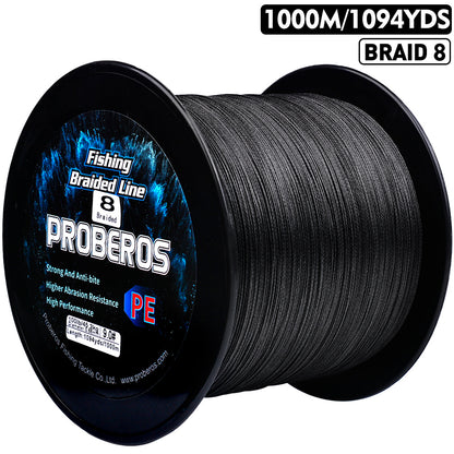 PROBEROS 8 Strand Braided Fishing Line 1000m Heavy Duty PE Line