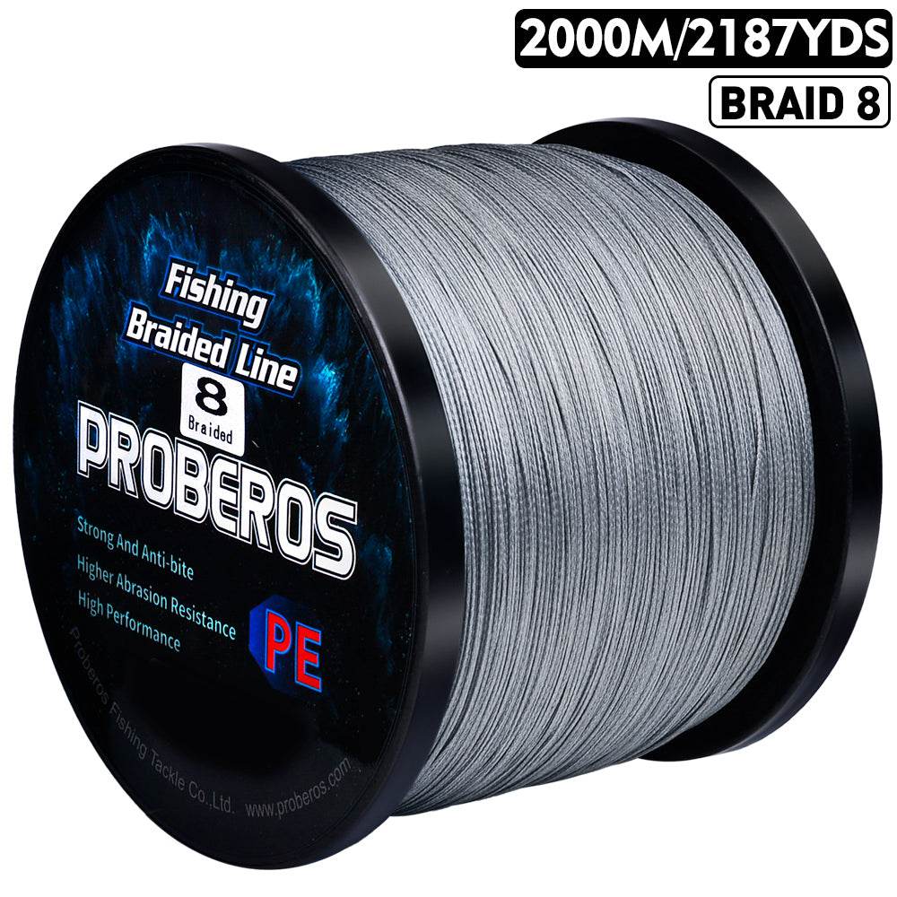 amazon braided fishing line Reaction Tackle 8-Strand Premium 15 Colors White / 150LB / 500yds making it the workhorse of the PowerPro family of products Accreate Fishing Line, 500M Braided