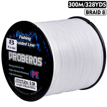 PROBEROS 300m Braided Fishing Line 8 Strand Antimatter Armor｜Dominate Tides, Aurora, Meteor Fields - Proberos