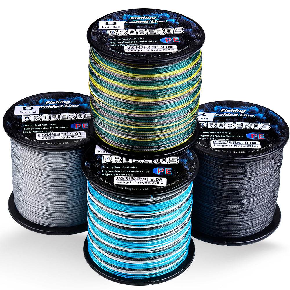 PROBEROS 300m Braided Fishing Line 8 Strand Antimatter Armor｜Dominate Tides, Aurora, Meteor Fields - Proberos