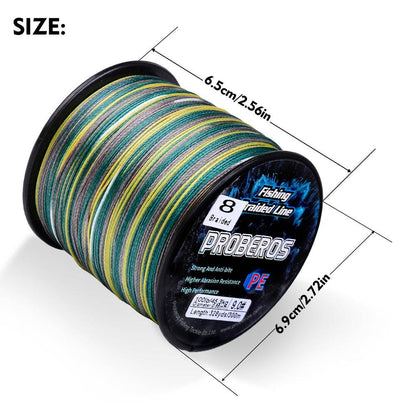 PROBEROS 300m Braided Fishing Line 8 Strand Antimatter Armor｜Dominate Tides, Aurora, Meteor Fields - Proberos