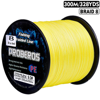 PROBEROS 300m Braided Fishing Line 8 Strand Antimatter Armor｜Dominate Tides, Aurora, Meteor Fields - Proberos