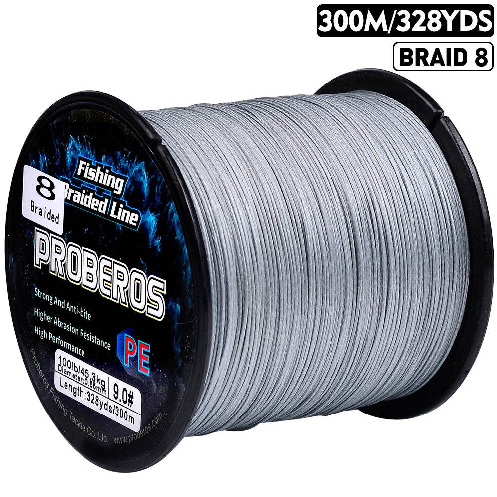 PROBEROS 300m Braided Fishing Line 8 Strand Antimatter Armor｜Dominate Tides, Aurora, Meteor Fields - Proberos