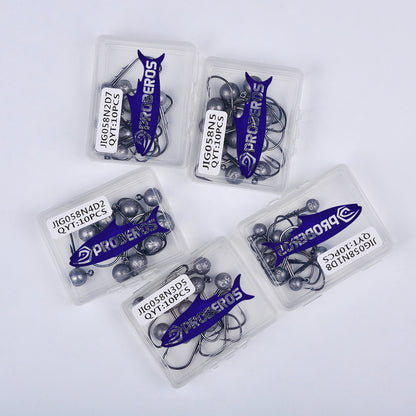 PROBEROS JIG058 Jig Head Hooks 1.8g-5g Freshwater for Bass Trout Perch