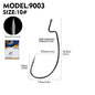 PROBEROS 100pcs  Blood Fishing Hook Carbon Steel Wide Crank Hook Offset Fishhook Soft Worm Barbed Hook Carp Fishing Hooks