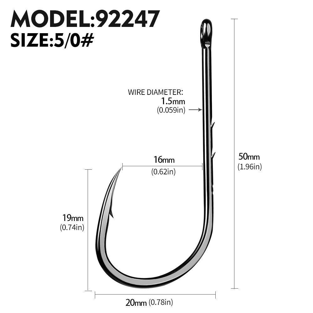 PROBEROS 100pcs barbed fishing hook for salt water with high carbon steel suitable for fishing dayu11 freshwater fish hook