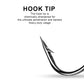 #39121 PROBEROS High Carbon  Steel Bait Hook  Fishing Hook  10 pieces per pack. 10 packs for 100 pieces.