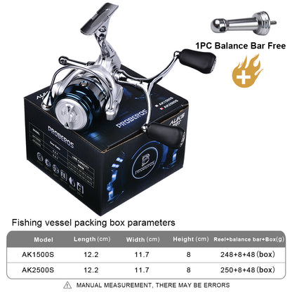 PROBEROS® PowerGrip Spinning Reel Power Meets Precision – Built for Speed and Control