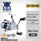 PROBEROS® PowerGrip Spinning Reel Power Meets Precision – Built for Speed and Control - Proberos