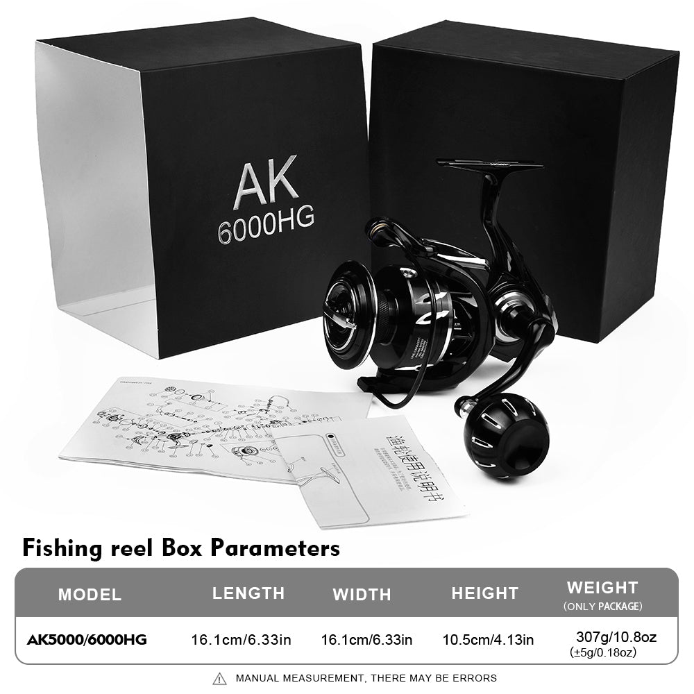 KATYUSHA AK Series Hochleistungs-Spinnrolle (AK5000HG, AK6000HG)
