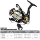 PROBEROS® Fishing Spinning Reels 1500-3000 Metal Line Cup 5.2:1 7KG Max Drag Power Casting Reel Shallow Cup Metal Spool Metal Grip Pesca - Proberos