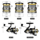 PROBEROS® Fishing Spinning Reels 1500-3000 Metal Line Cup 5.2:1 7KG Max Drag Power Casting Reel Shallow Cup Metal Spool Metal Grip Pesca - Proberos