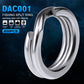 PROBEROS Stainless Steel Double Layer Flattened Loop Bait Rings (200 pcs/pack) - Proberos