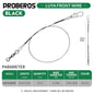 PROBEROS Lure Front Wire Anti-Bite Wire with Pin Splayed Figure-of-Eight Ring Wire Leader Lure Fishing Tackle Accessories 200pcs