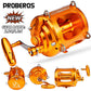 PROBEROS® Jigging Reels DG30/50/80 Fishing Reel Boat Two Speed Aluminum CNC Machined 45KG Max Drag Sea Boat Trolling Reel - Proberos