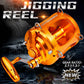 PROBEROS® Jigging Reels DG30/50/80 Fishing Reel Boat Two Speed Aluminum CNC Machined 45KG Max Drag Sea Boat Trolling Reel - Proberos