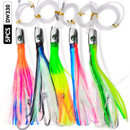 PROBEROS DW330 Metal Head Octopus Trolling Lure 22cm 85g