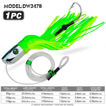 PROBEROS DW347 Big Game Trolling Lure Deep Sea Bait 85g-120g