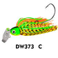 proberos 6pc Fishing Lures 3pcs 7cm 10g Blade Metal Bait With Rubber Skirt Artificial Wobbler Buzzbait Jigging Lure Spinner Bait - Proberos